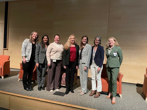 Women's panel in a group shot